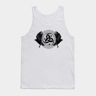 The Twin Ravens of Odin -Huginn and Muninn Tank Top